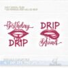 birthday lips svg