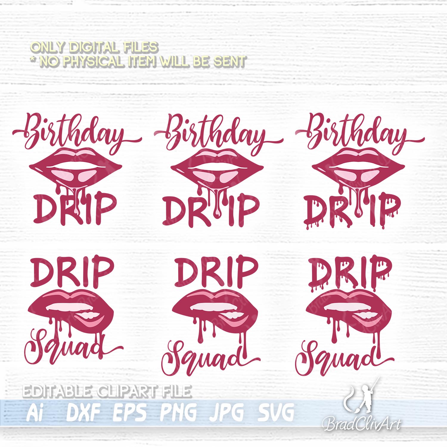 dxf png Black svg African American svg cutting file Birthday cute svg Birthday drip paint text S591