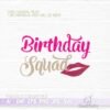 birthday lips svg
