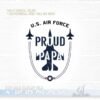 proud papa airforce svg