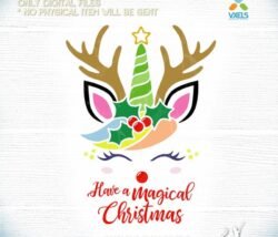 happy christmas unicorn