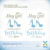 stepping birthday svg