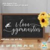 gymnastics cutfile