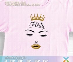 flirty thirty svg