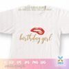 birthday girl svg