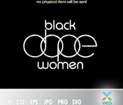 black women svg