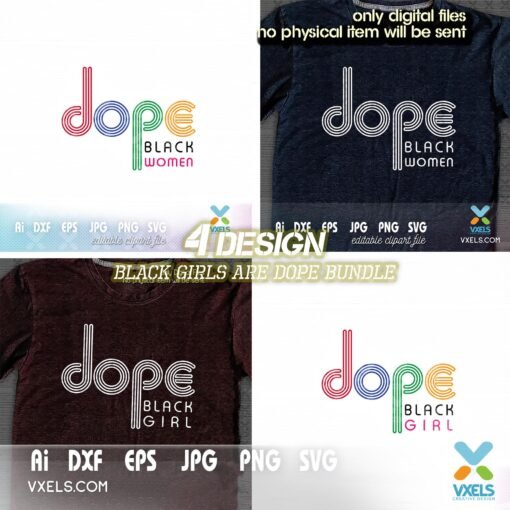 dope black girl svg cricut