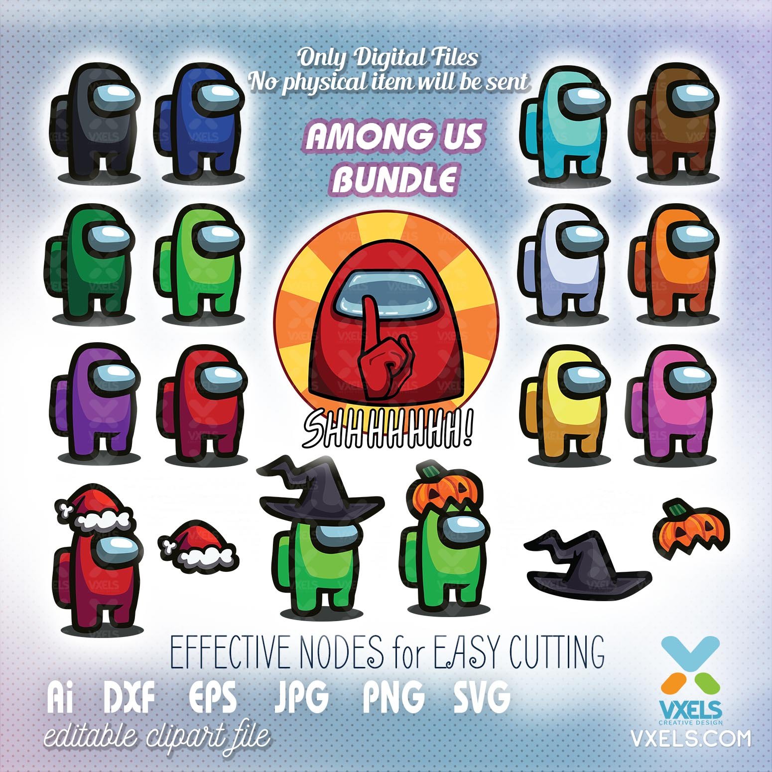 Among us is a collection colored characters Vector Image