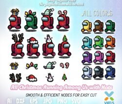 christmas among us hats