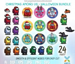 christmas among us svg