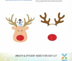reindeer nametag