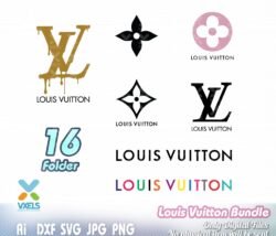 LV logo luxury brand
