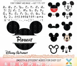 mickey name tag