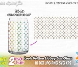 louis vuitton shaped beer glass wrap