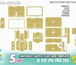 nintendo switch skin svg