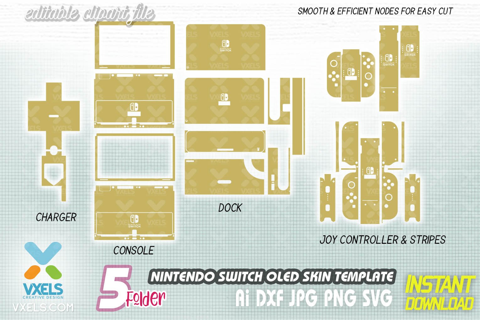 nintendo-switch-oled-skin-template-svg-cut-file-full-wrap-template